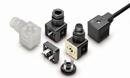 Automation technology - solenoid valve connectors